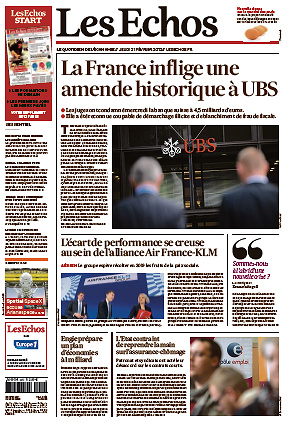 Les Echos du Jeudi 21 Février 2019