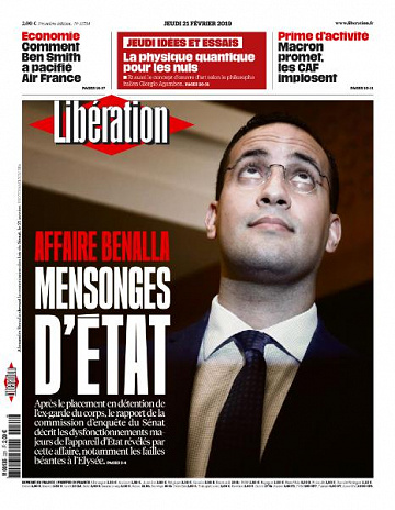 Liberation du Jeudi 21 Fevrier 2019