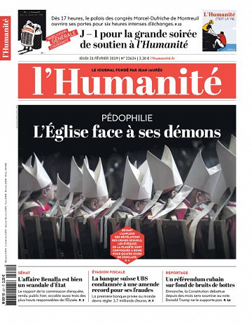 L’Humanite du Jeudi 21 Février 2019