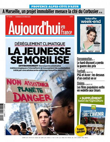 Aujourd’hui en France du Vendredi 22 Février 2019