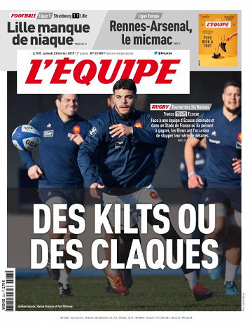 L’equipe du Samedi 23 Février 2019