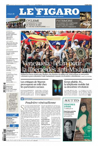 Le Figaro du Samedi 23 et Dimanche 24 Février 2019