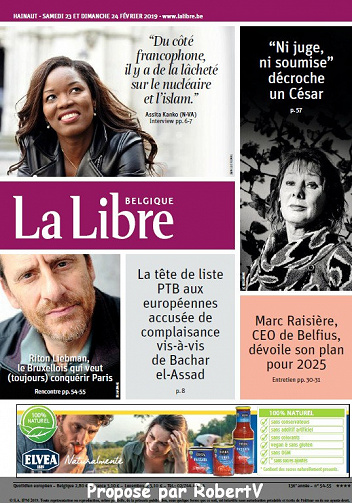 La Libre Belgique - Samedi 23 Février 2019
