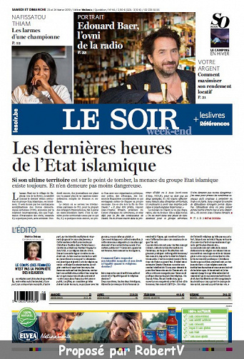 Le Soir - Samedi 23 Février 2019