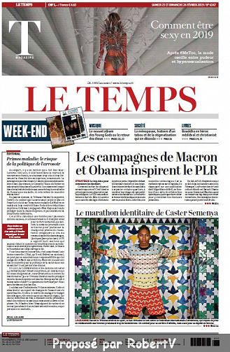 Le Temps - Samedi 23 et Dimanche 24 Février 2019 (+ éditions des 21 et 22)