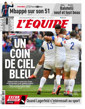 L’equipe du Dimanche 24 Février 2019