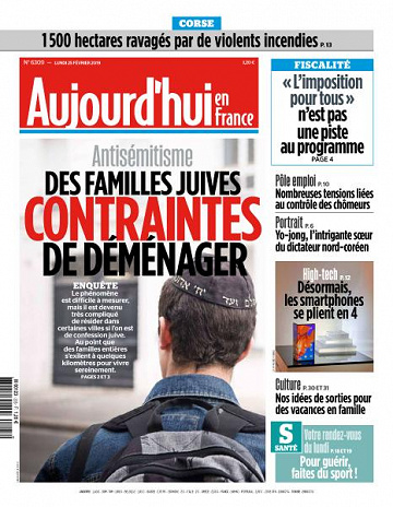 Aujourd’hui en France du Lundi 25 Février 2019