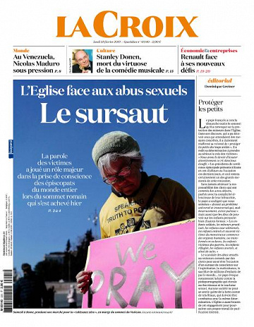 La Croix du Lundi 25 Février 2019