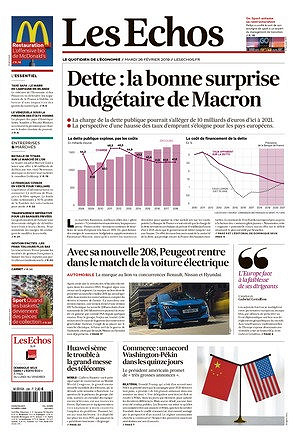 Les Echos du Mardi 26 Février 2019