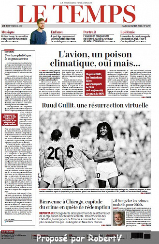 Le Temps - Mardi 26 Février 2019 (+ édition du 25)