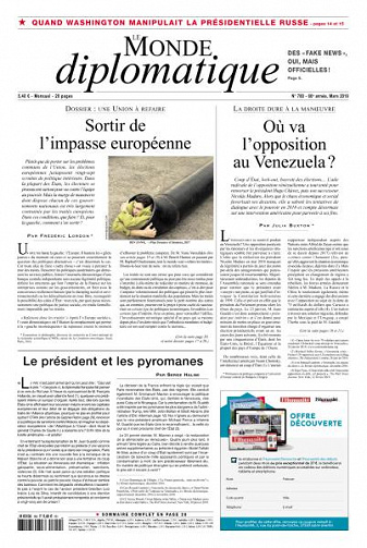 Le Monde Diplomatique - Mars 2019