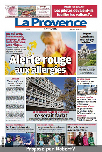 La Provence Marseille - Mercredi 27 Février 2019