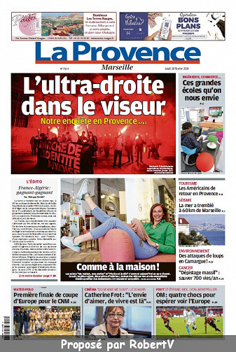La Provence Marseille - Jeudi 28 Février 2019