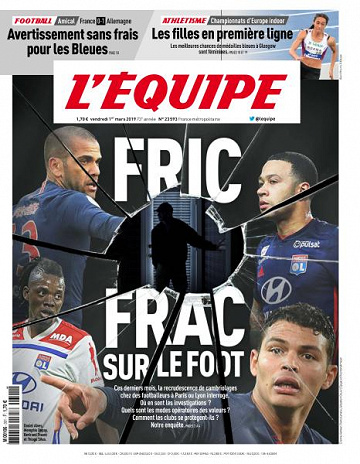 L’equipe du Vendredi 1er Mars 2019