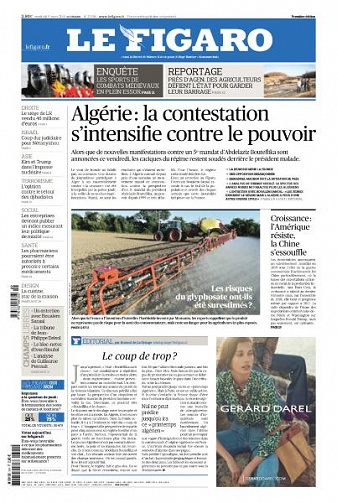 Le Figaro du Vendredi 1er Mars 2019
