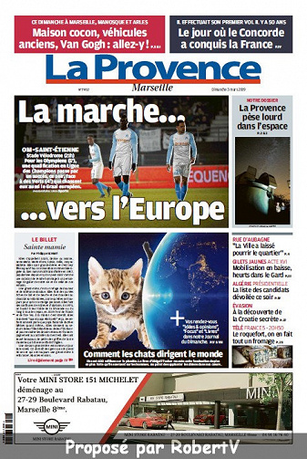 La Provence Marseille - Dimanche 3 Mars 2019