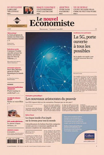Le nouvel Economiste du Vendredi 1er Mars 2019