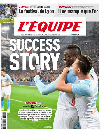 L’equipe du Lundi 4 Mars 2019