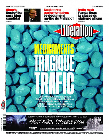 Liberation du Lundi 4 Mars 2019