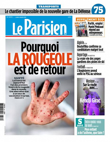 Le Parisien du Lundi 4 Mardi 2019