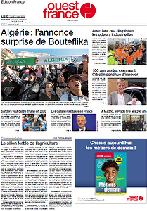 Ouest France (édition France) du Lundi 4 Mars 2019
