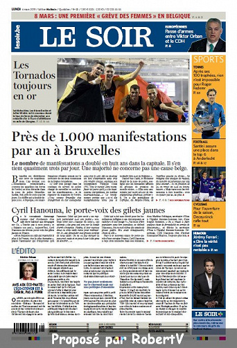 Le Soir - Lundi 4 Mars 2019