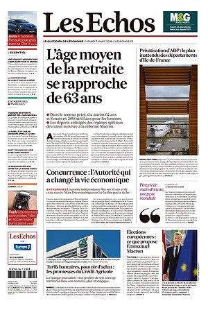 Les Echos du Mardi 5 Mars 2019