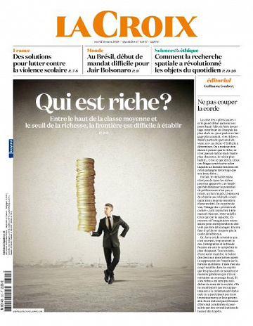 La Croix du Mardi 5 Mars 2019
