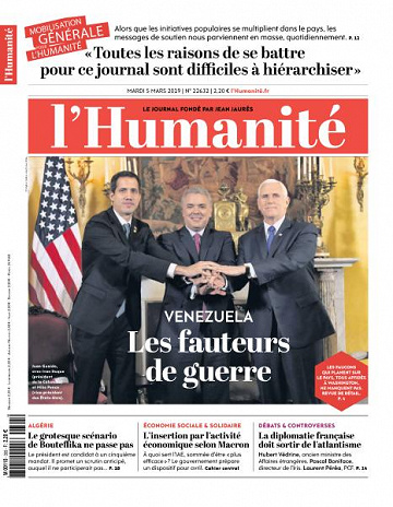 L’Humanite du Mardi 5 Mars 2019