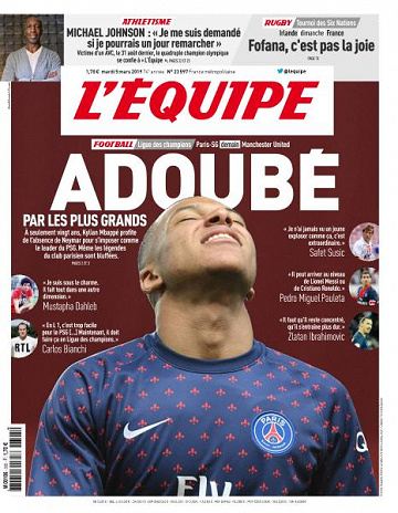 L’equipe du Mardi 5 Mars 2019