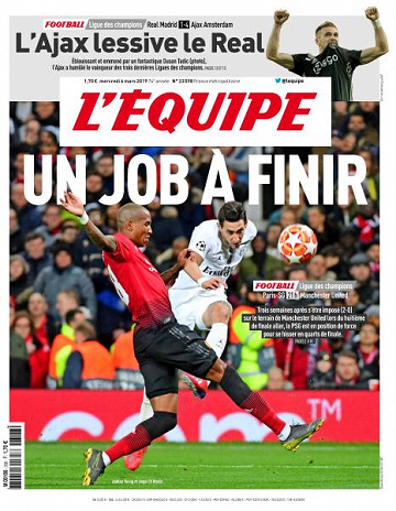 L’equipe du Mercredi 6 Mars 2019