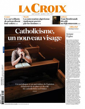 La Croix du Jeudi 7 Mars 2019