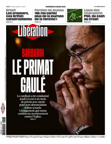 Libération du Vendredi 8 Mars 2019