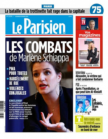 Le Parisien du Vendredi 8 Mars 2019