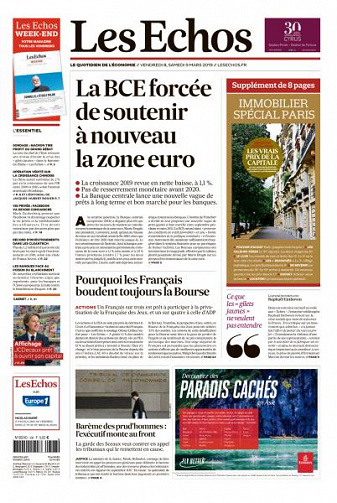 Les Echos du Vendredi 8 Mars 2019