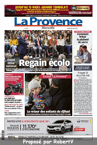 La Provence Marseille - Vendredi 8 Mars 2019