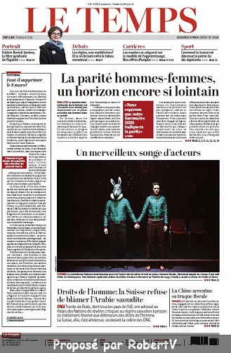 Le Temps - Vendredi 8 Mars 2019