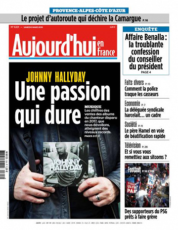 Aujourd’hui en France du Samedi 9 Mars 2019