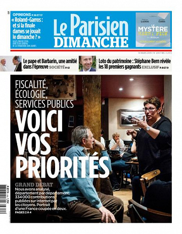 Le Parisien du Dimanche 10 Mars 2019
