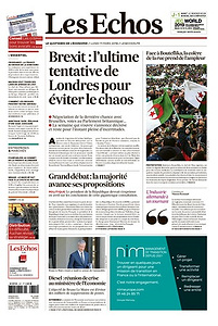 Les Echos du Lundi 11 Mars 2019