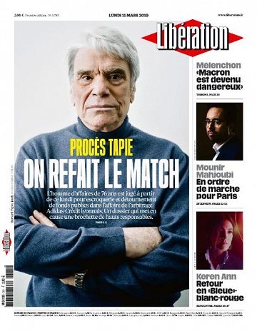 Liberation du Lundi 11 Mars 2019
