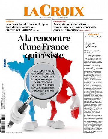 La Croix du Lundi 11 Mars 2019