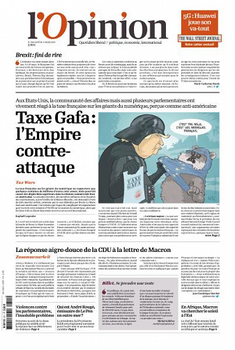 L’Opinion du Lundi 11 Mars 2019