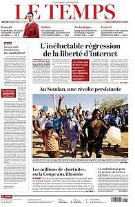 Le Temps - Lundi 11 Mars 2019