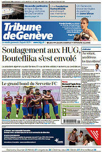Tribune de Genève du Lundi 11 Mars 2019