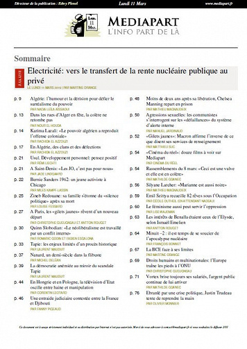 Mediapart - Lundi 11 Mars 2019