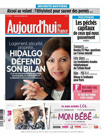 Aujourd’hui en France du Mercredi 13 Mars 2019