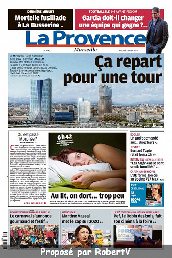 La Provence Marseille - Mercredi 13 Mars 2019