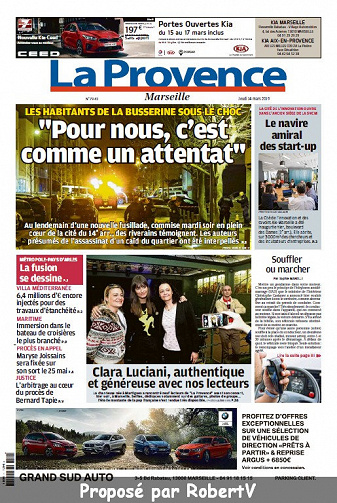 La Provence Marseille - Jeudi 14 Mars 2019