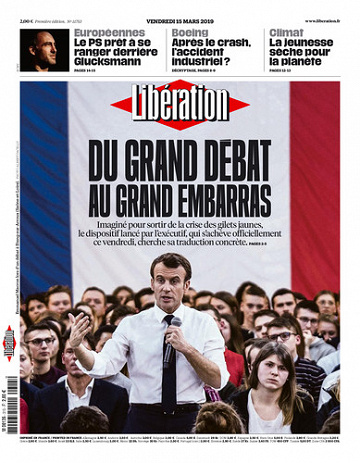 Liberation Du Vendredi 15 Mars 2019